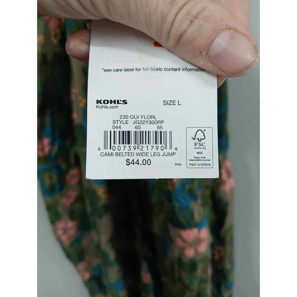 Juniors' SO Wide-Leg Jumpsuit size large - Picture 6 of 8